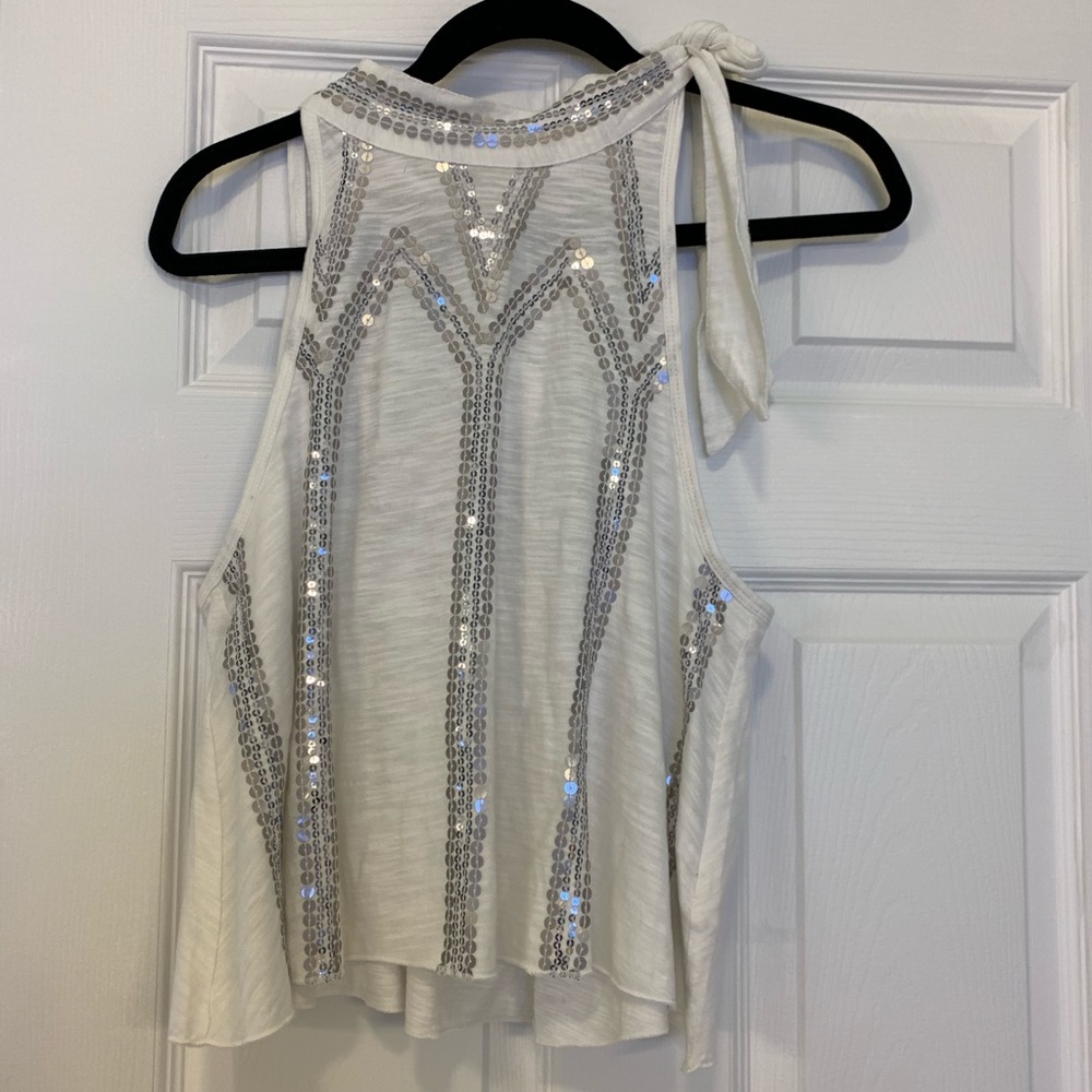 Free People white sequined top